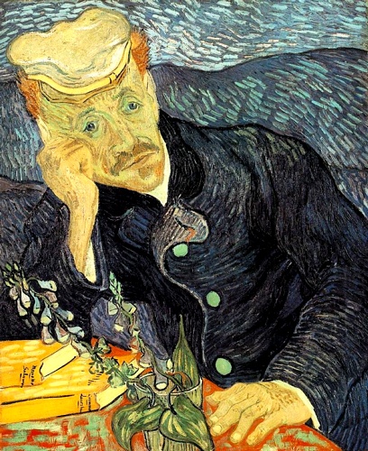 Vincent Van Gogh - Portrait of Dr Gachet 1890 