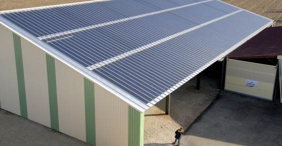 capannone EDF ENR Solare bassa