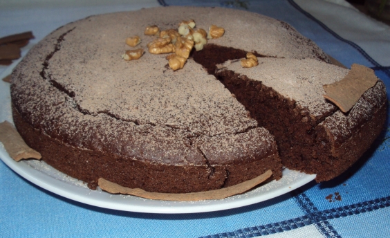 torta cannella noci