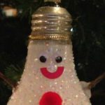 lampadina pupazzo di neve - foto: pinterest.com