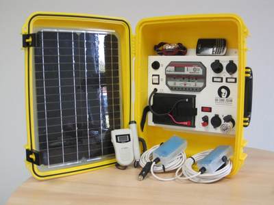 solar suitcase