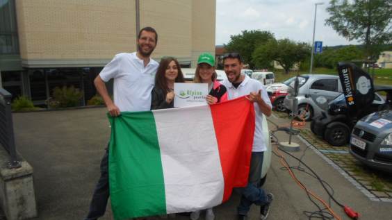 Teamitaly with girl in Aadorf