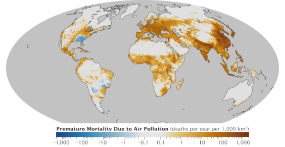 mappa inquinamento