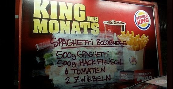 fast food street art