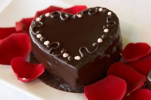 torta al cioccolato san valentino