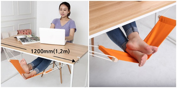 L'amaca per i piedi da mettere sotto la scrivania in ufficio (FOTO) -  greenMe