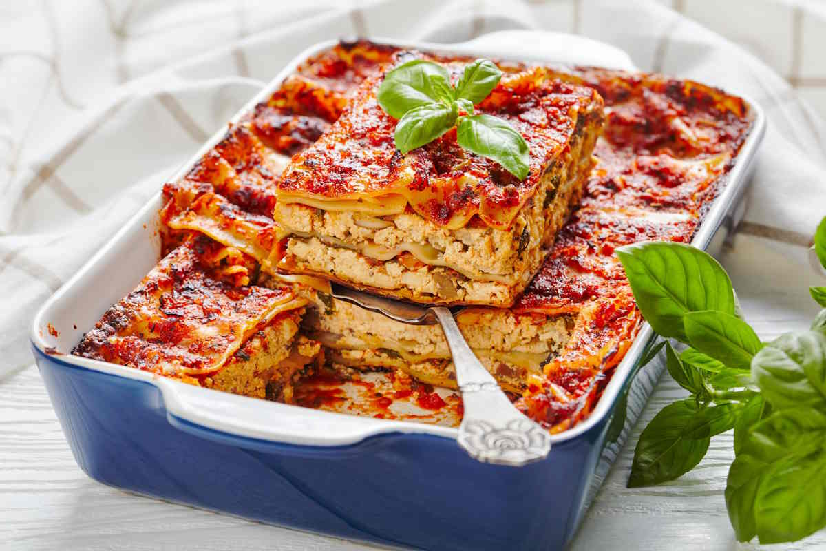 lasagna al tofu