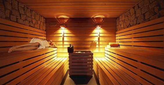 Cuore e sauna