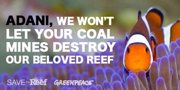 greenpeace save the reef