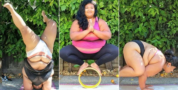 Plus size yogi proves that all body types can do amazing things
