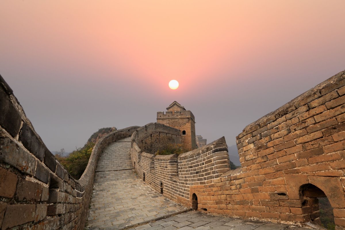 alba grande muraglia cinese