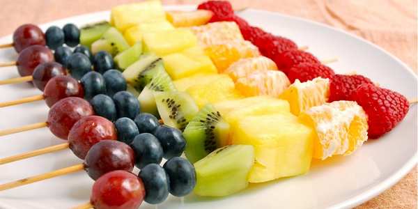 spiedini di frutta ricette
