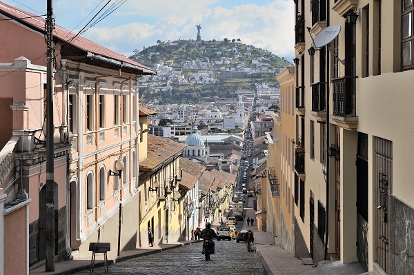 Quito calle García Moreno