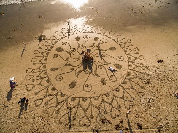 sand paintings earthscape andres amador 6