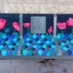 Embroidered street benches by Talya Tomer Schlesinger 1 1020x610