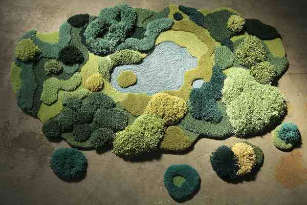 wool carpet forest moss alexandra kehayoglou 20