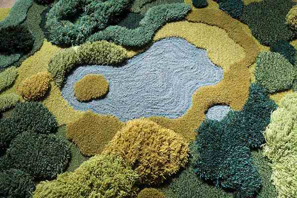 wool carpet forest moss alexandra kehayoglou 7
