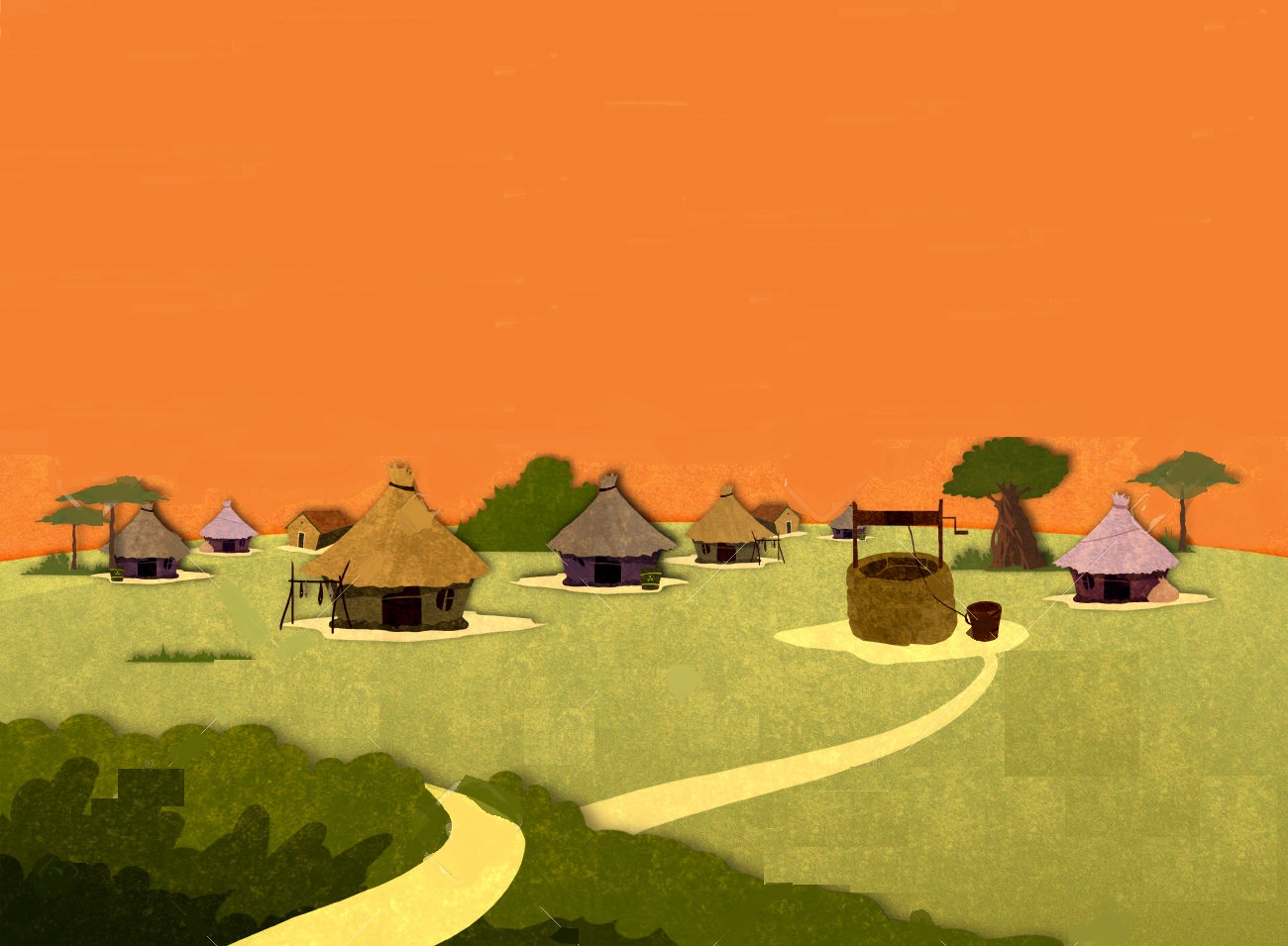 villaggio africano
