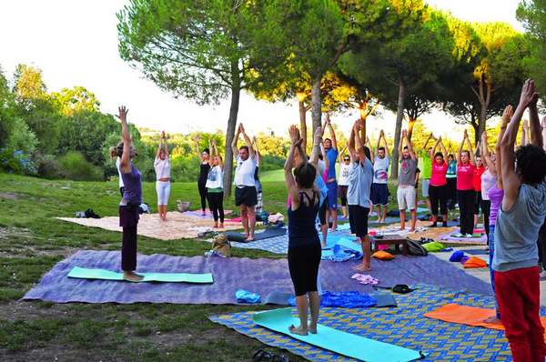 yoga gratis villa pamphili roma