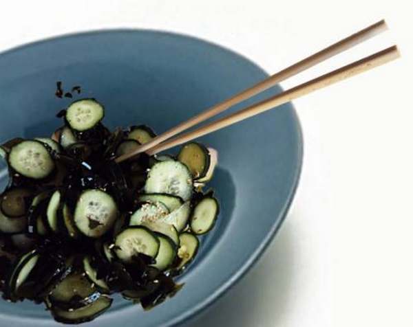 insalata alghe cetrioli