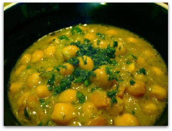 zuppa di ceci al curry