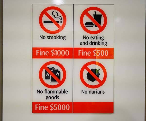 Durian vietato