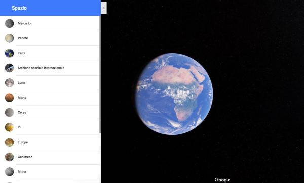 google maps spazio