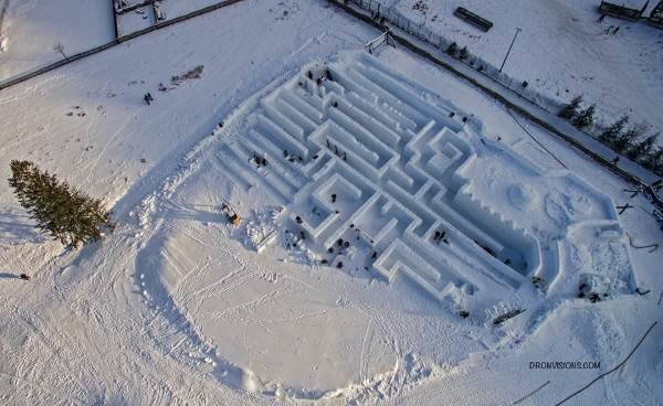 labirinto di neve2