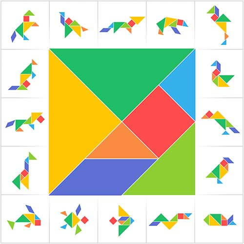 tangram animali