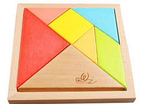 tangram pezzi colorati