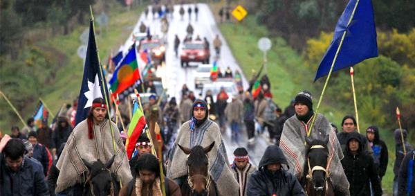 protesta mapuche