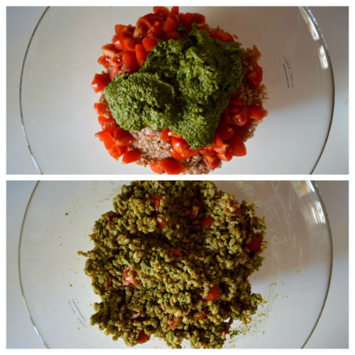 insalata farro pesto e pomodorini 4