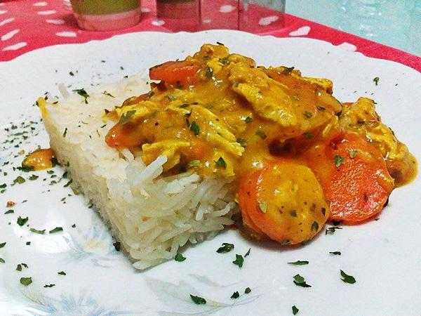 riso al curry con carote