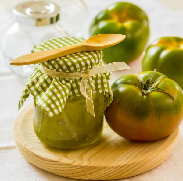 confettura pomodori verdi