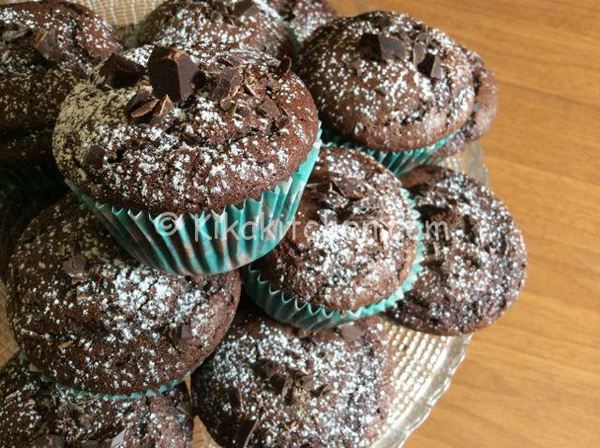 muffin al cioccolato soffici