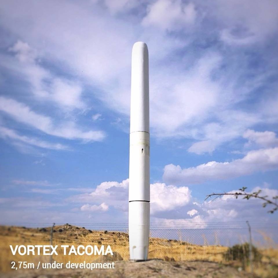 vortex tacoma eolico senza pale