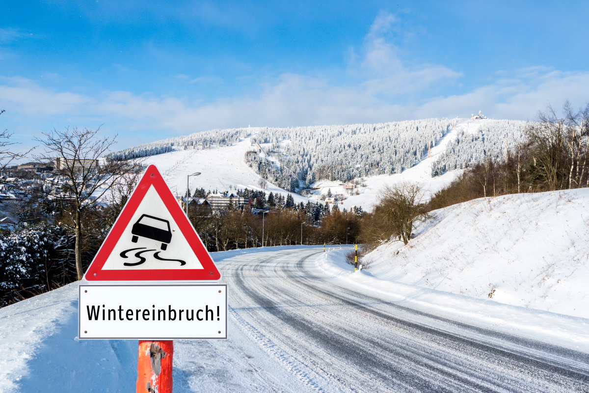 strade ghiacciate Baviera