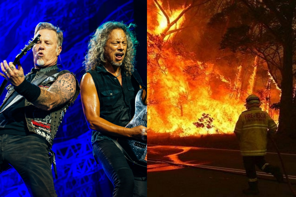 Metallica donazione Australia