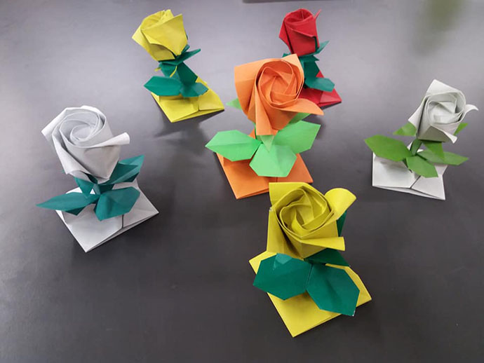 rose-origami