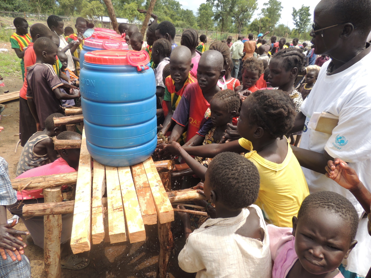Profughi dal Sud Sudan campo a Gambella