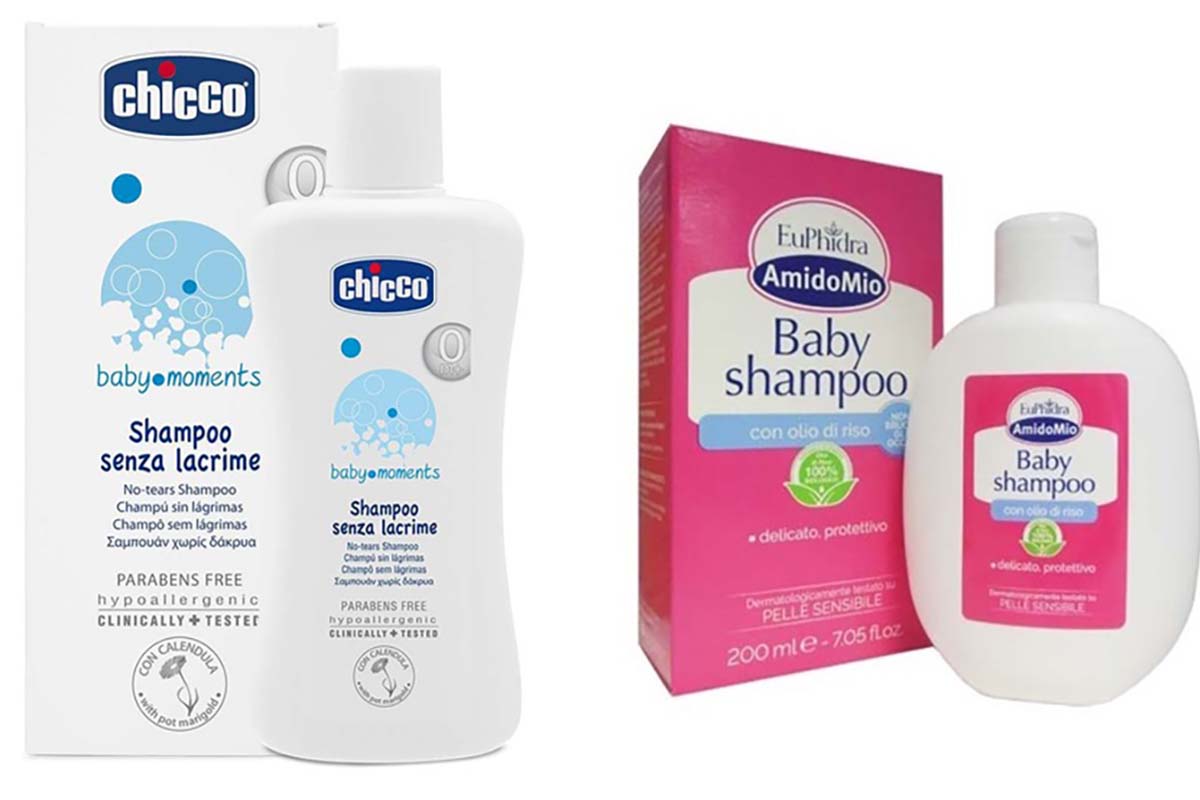 test baby shampoo