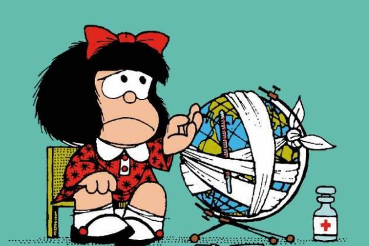 Addio Quino L Omaggio Degli Artisti Al Papa Di Mafalda La Ragazzina Spettinata Che Voleva Curare Il Mondo Greenme