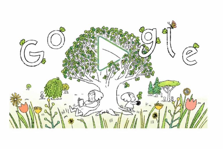 doodle google Earth Day 2021