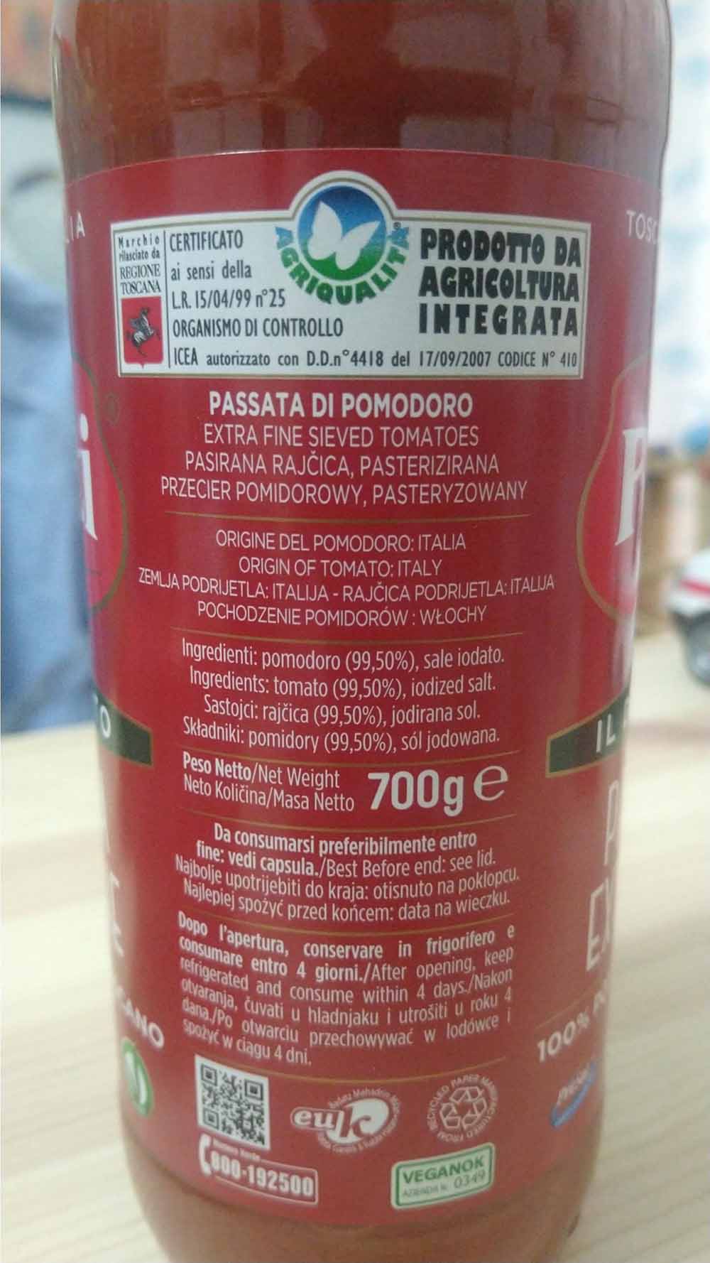 origine pomodoro italiano etichetta