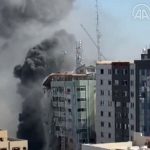 crollo edificio aljazeera