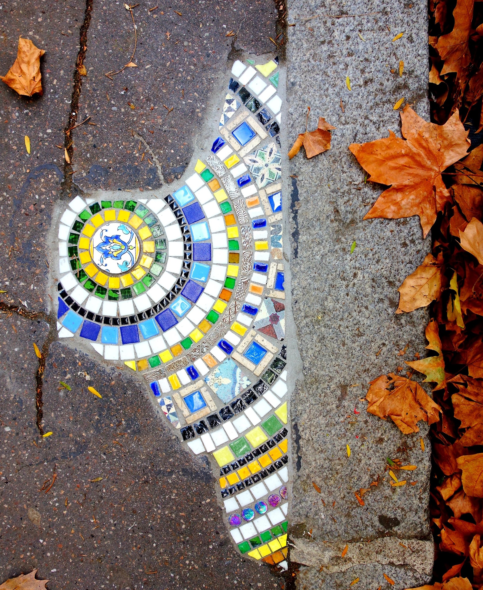 Mosaici nelle strade