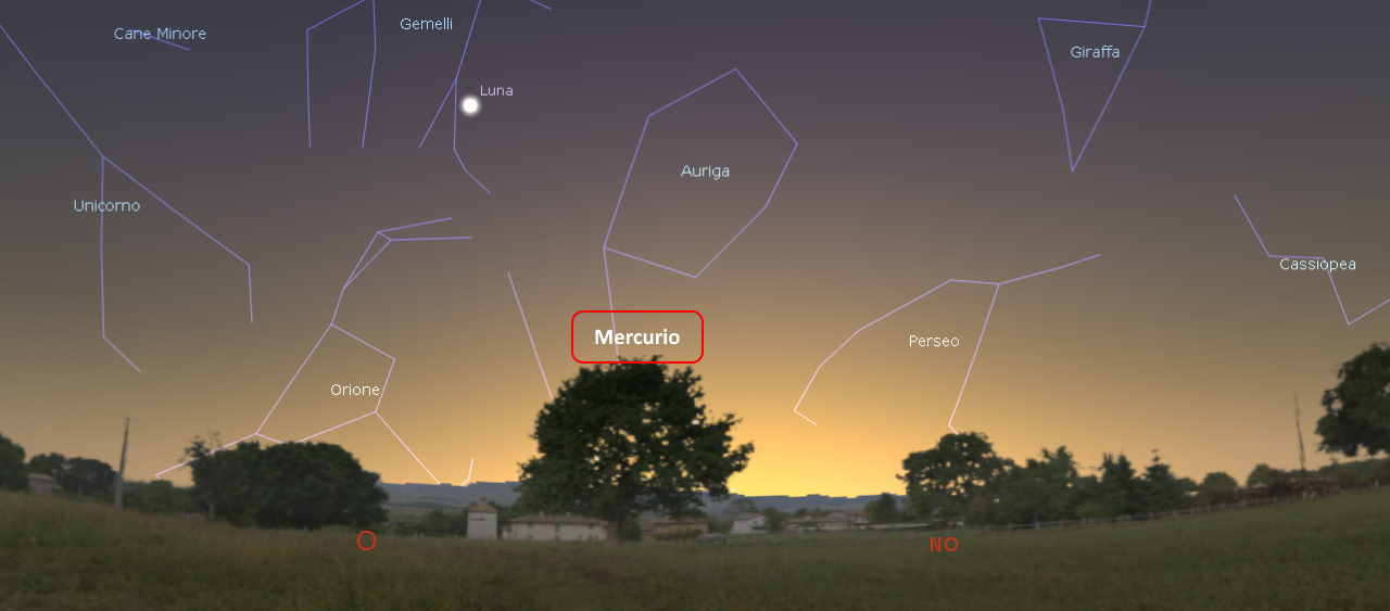 mercurio visibile 15 maggio 2021