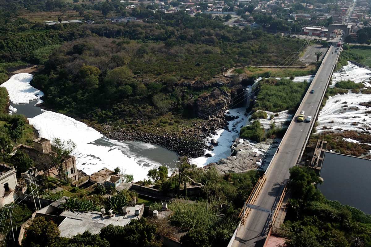uno dei fiummi più inquinato di Messico