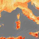 italia caldo mappa