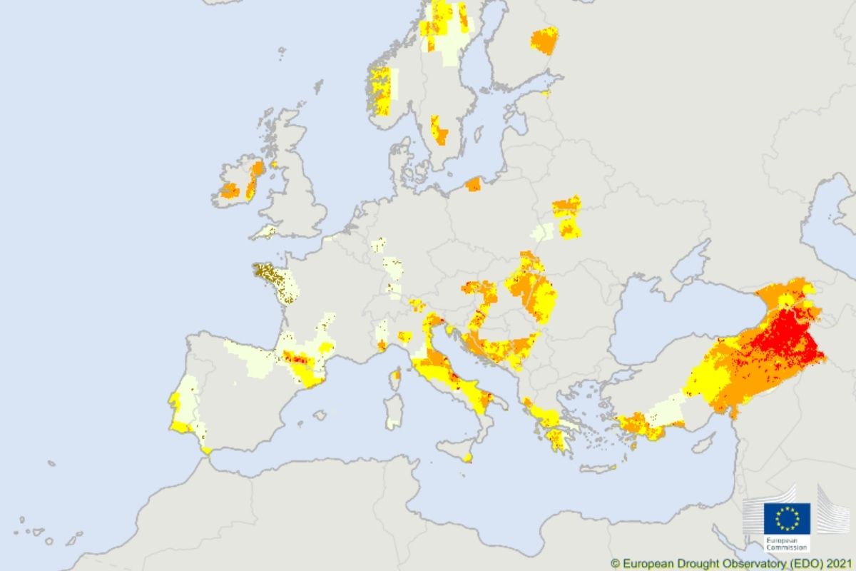 siccità in europa